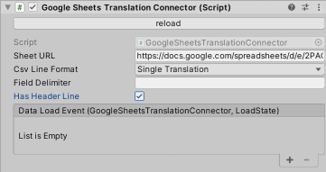 Inspector for Google Sheets Translation Connector